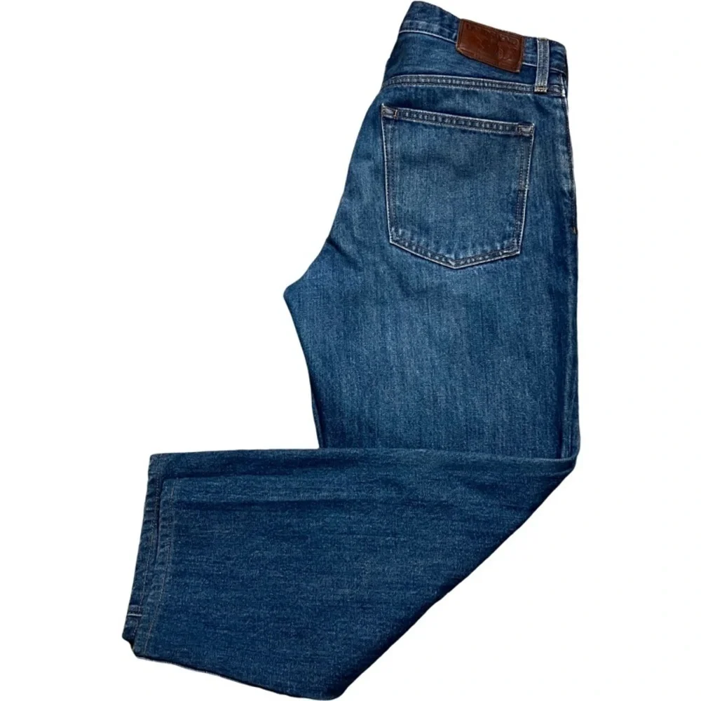 LANDS’ END Square Rigger Relaxed Fit Jeans Men’s SZ 31 Blue Pockets 100% Cotton
